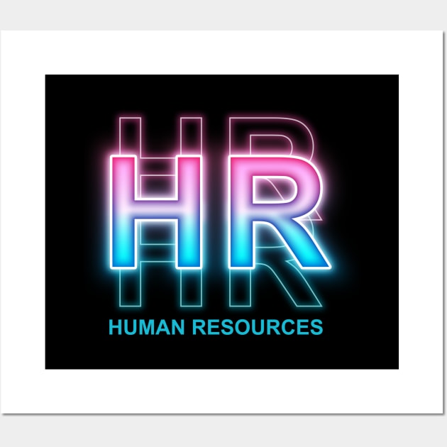 HR Human Resources Wall Art by Sanzida Design